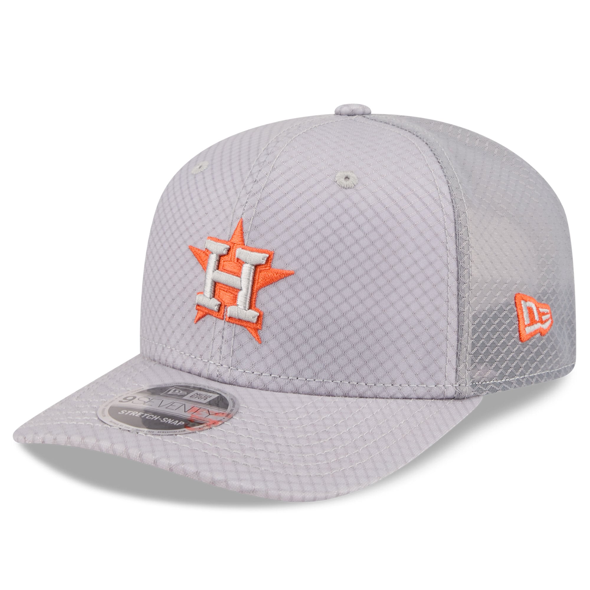 Casquette trucker ajustable New Era grise Houston Astros 9SEVENTY pour homme