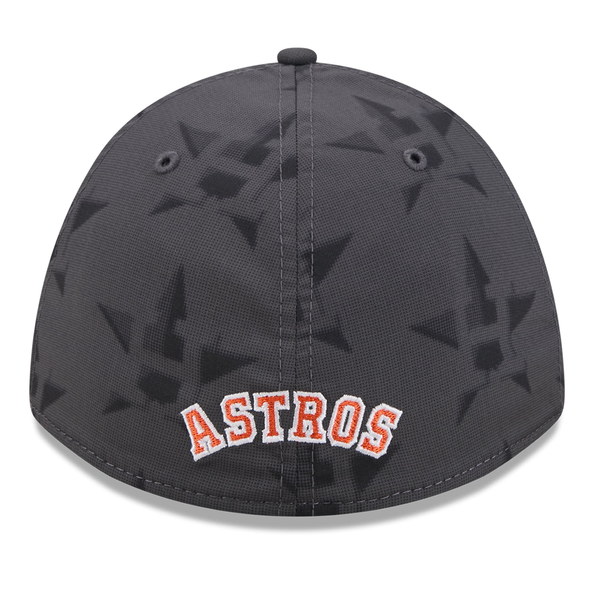 Men's New Era  Gray Houston Astros Halftone 39THIRTY Flex Hat