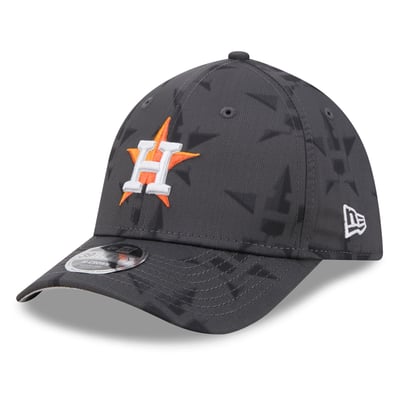  Houston Astros New Era Halftone 39THIRTY Flex Hat - Gray
