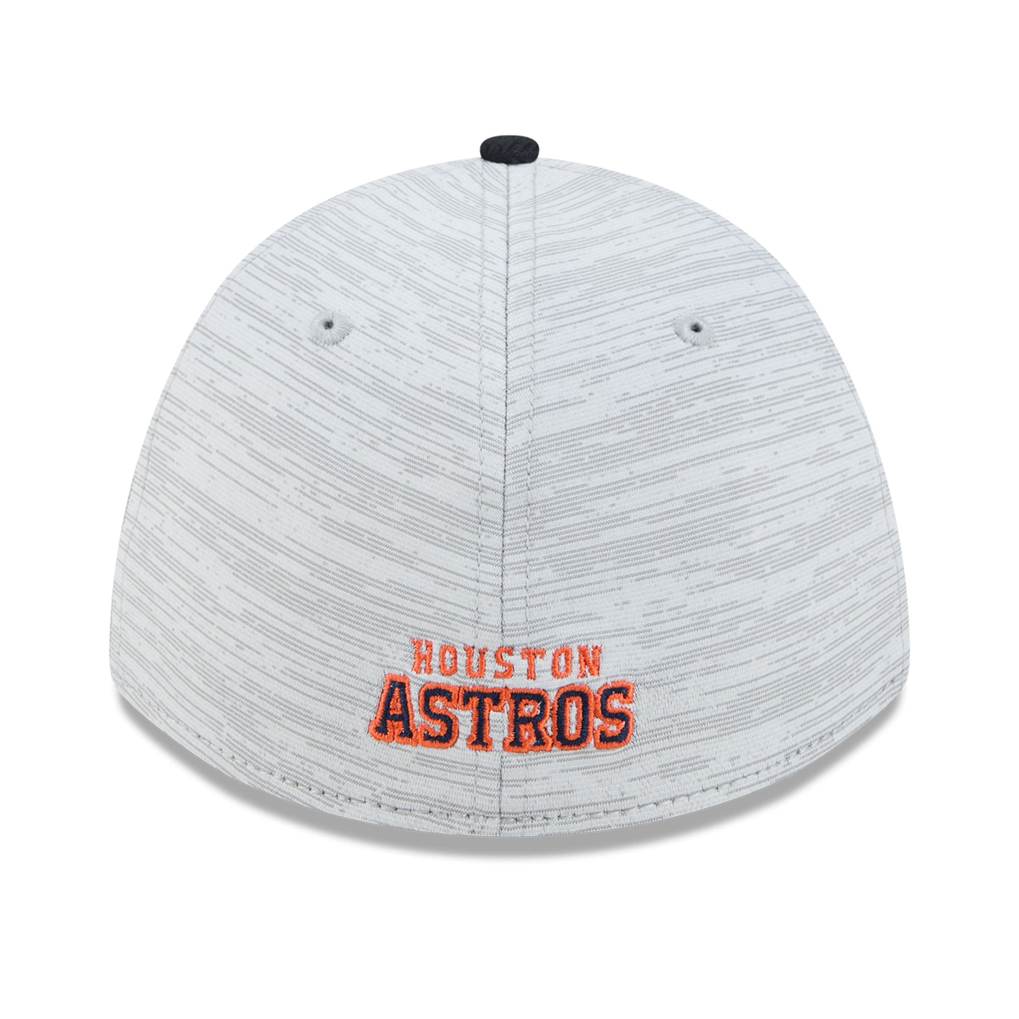 Men's New Era  Gray/Navy Houston Astros Tech 39THIRTY A-Frame Flex Hat