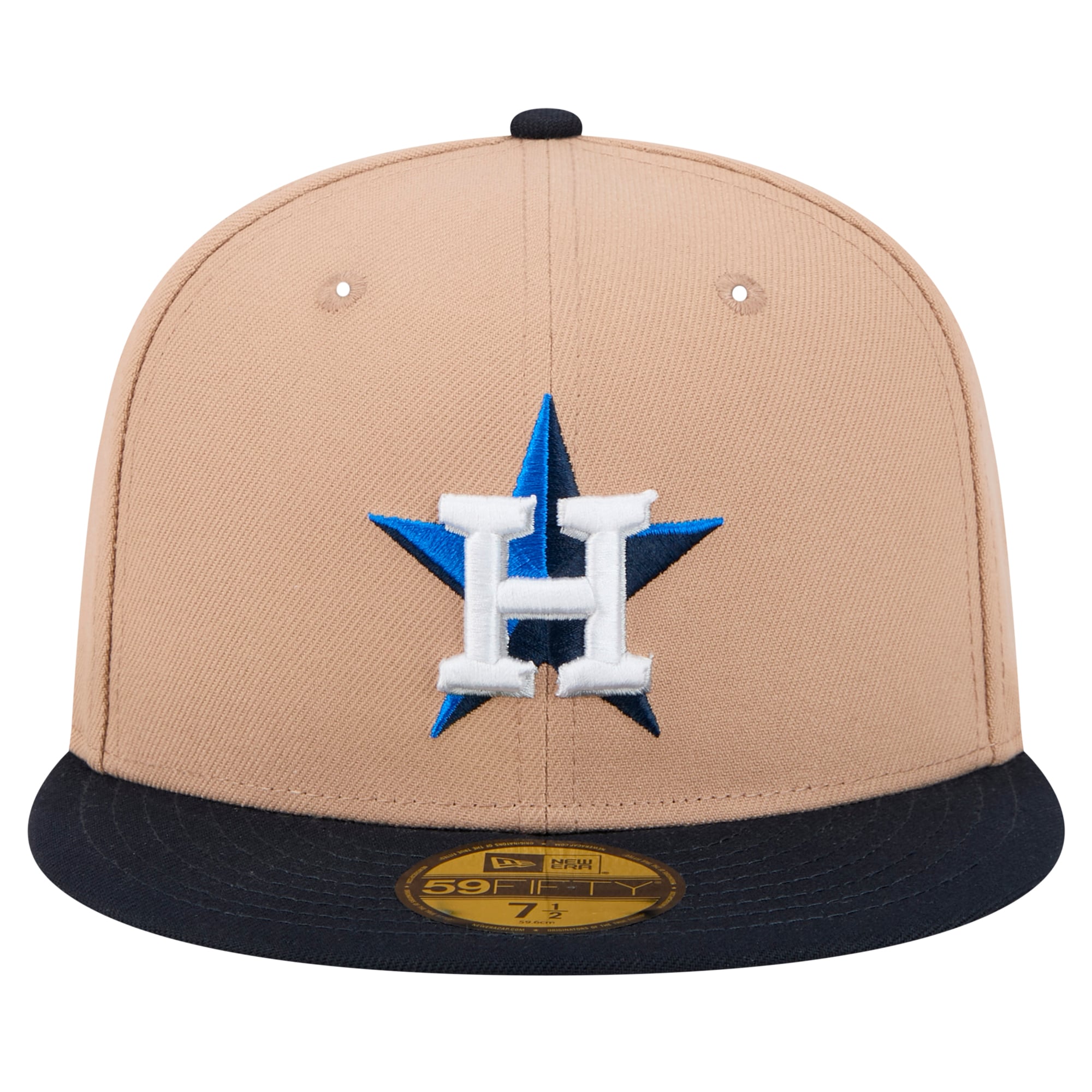 Casquette ajustée 59FIFTY Houston Astros de New Era pour homme en kaki