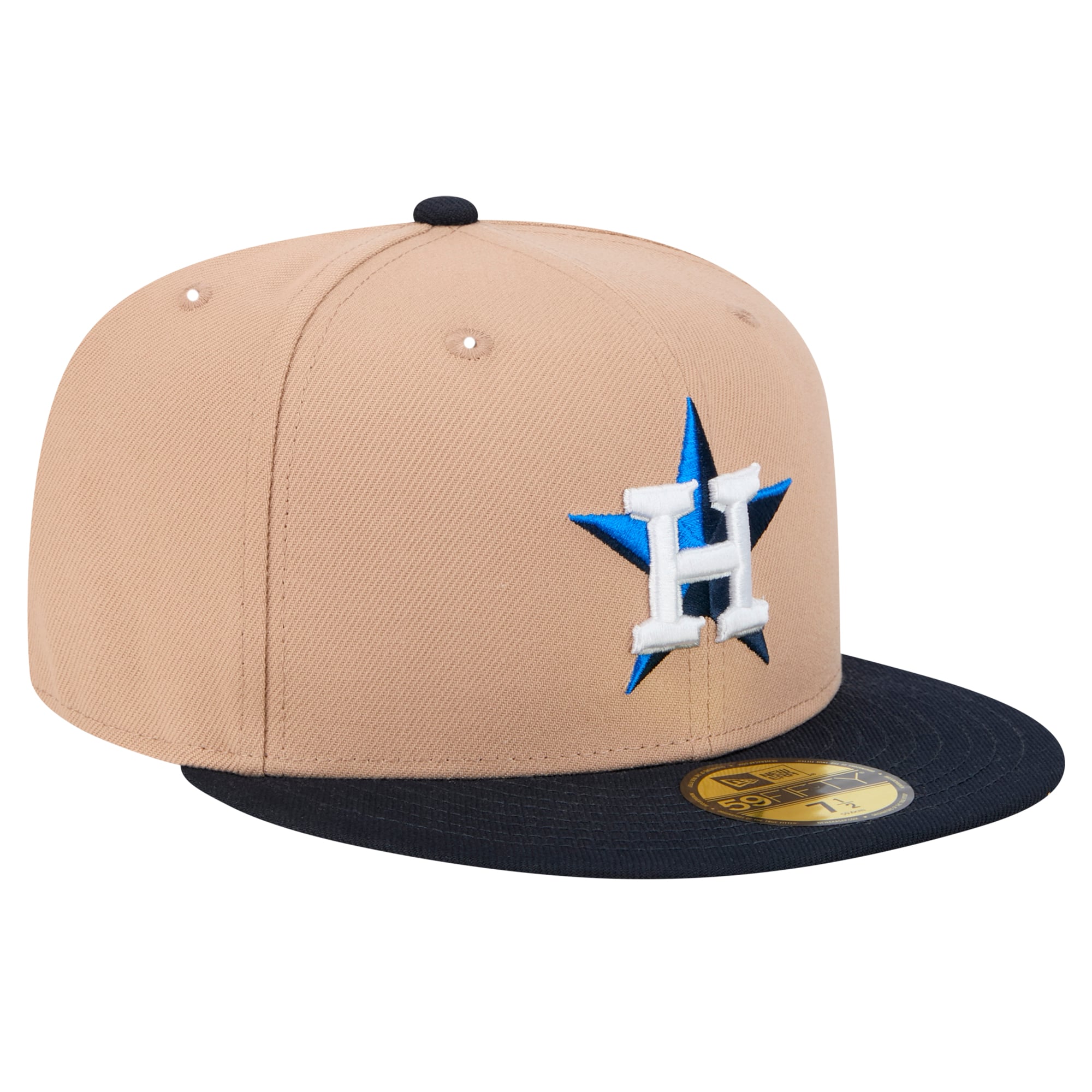Casquette ajustée 59FIFTY Houston Astros de New Era pour homme en kaki