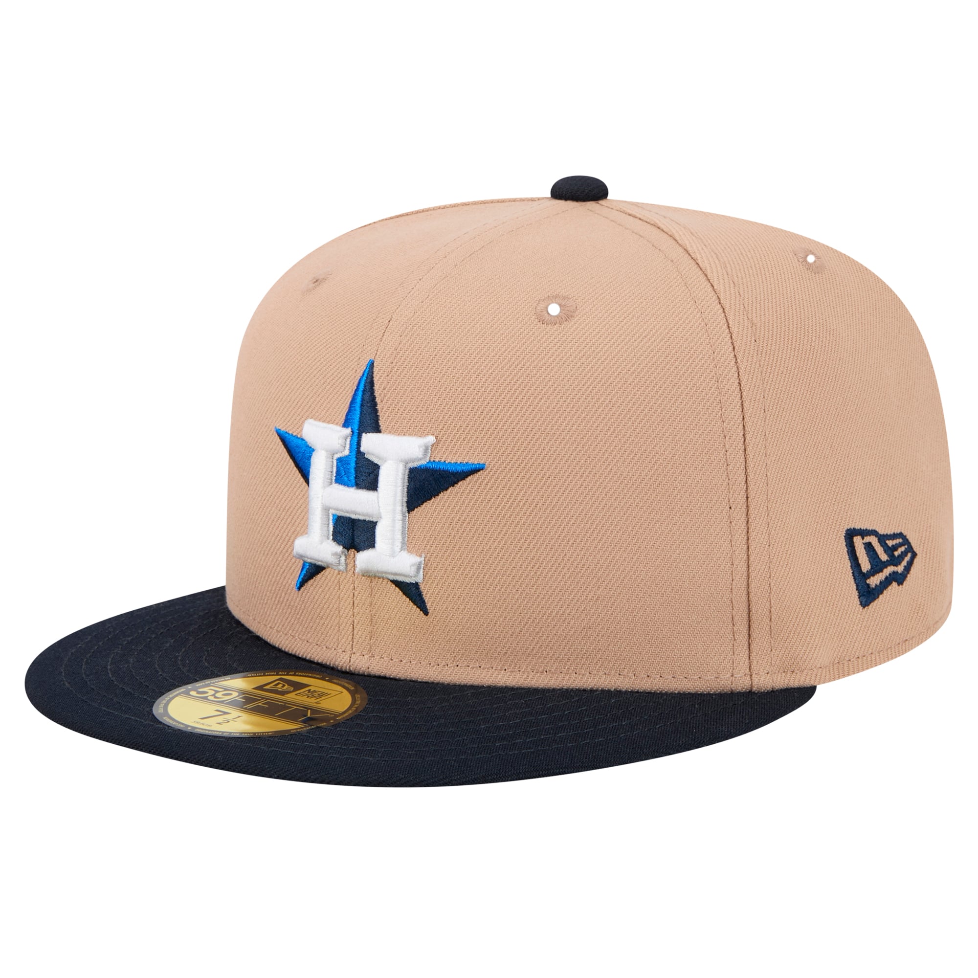 Casquette ajustée 59FIFTY Houston Astros de New Era pour homme en kaki