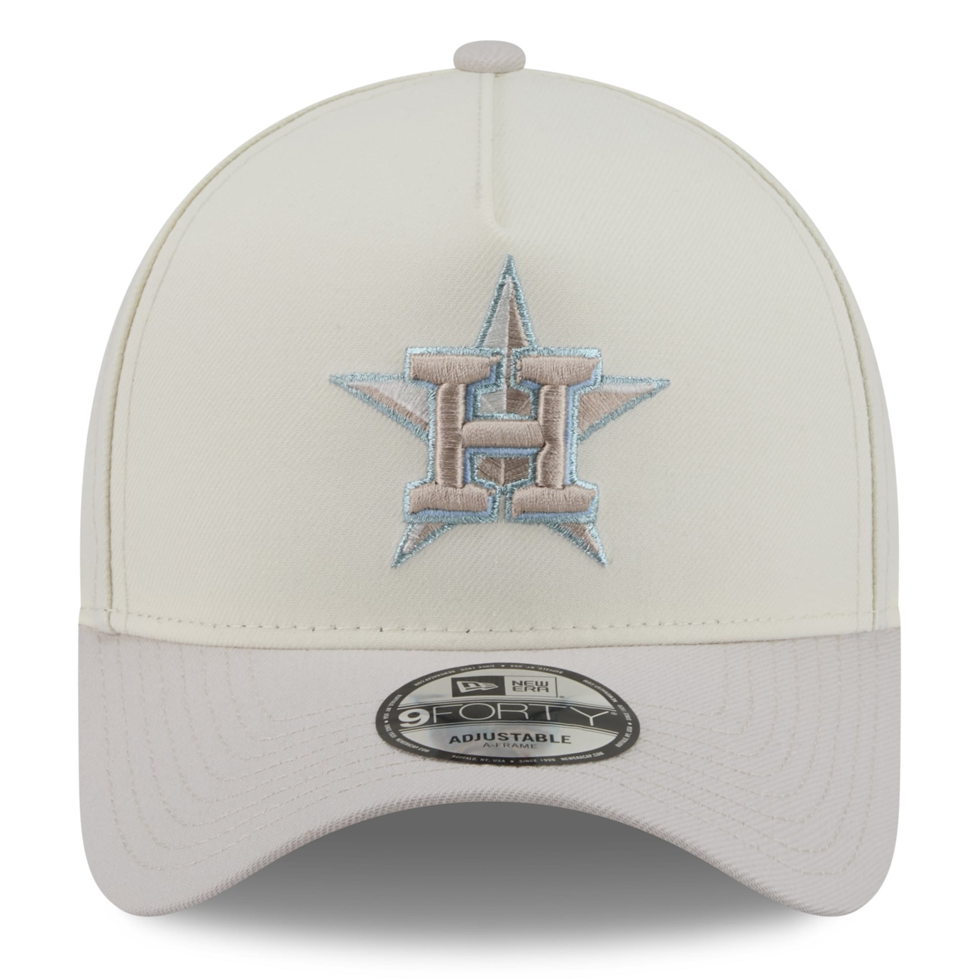 Men's New Era Natural Houston Astros Crisp Equinox World Series 9FORTY A-Frame Adjustable Hat