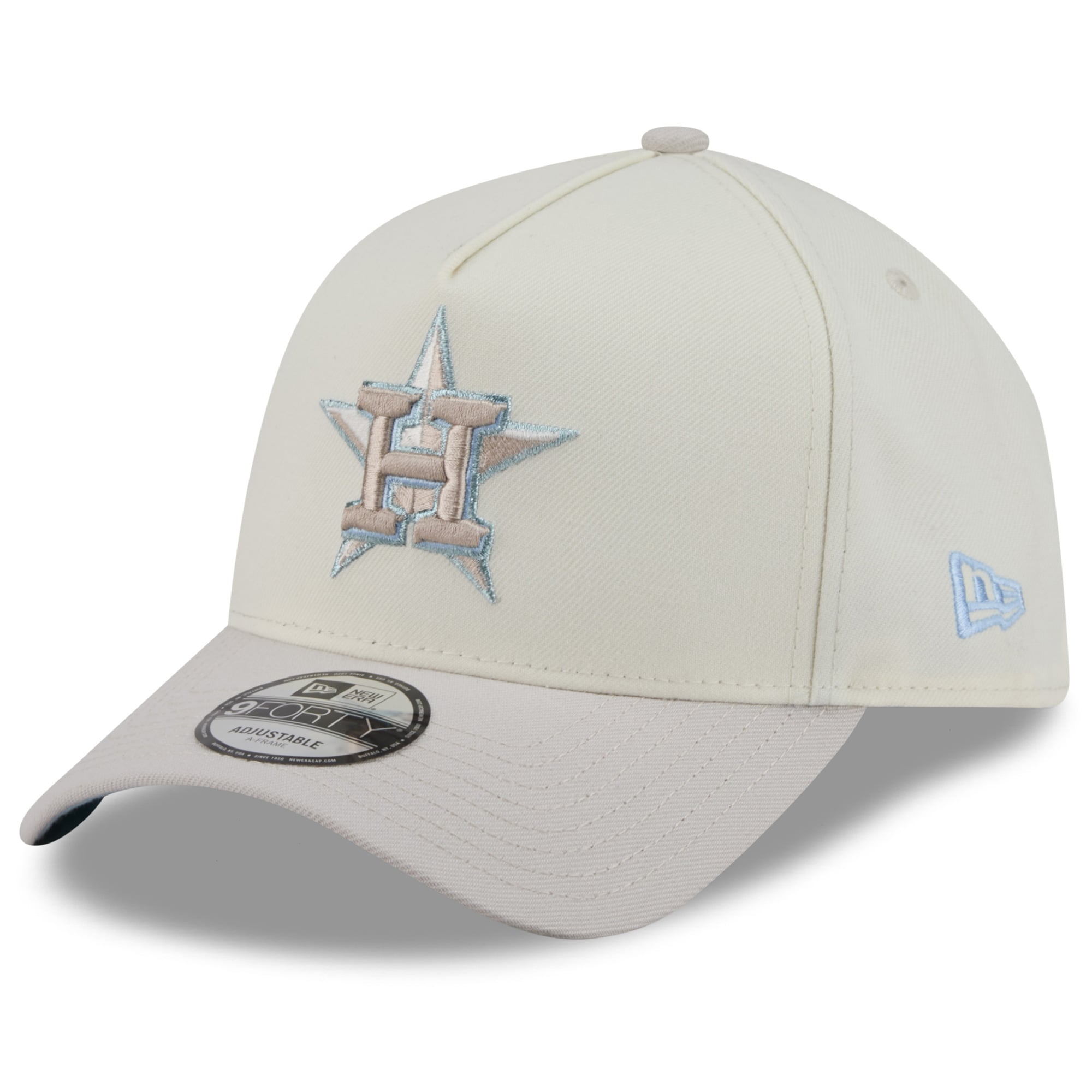 Men's New Era Natural Houston Astros Crisp Equinox World Series 9FORTY A-Frame Adjustable Hat