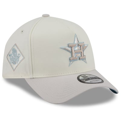 Houston Astros New Era Crisp Equinox World Series 9FORTY A-Frame Adjustable Hat - Natural