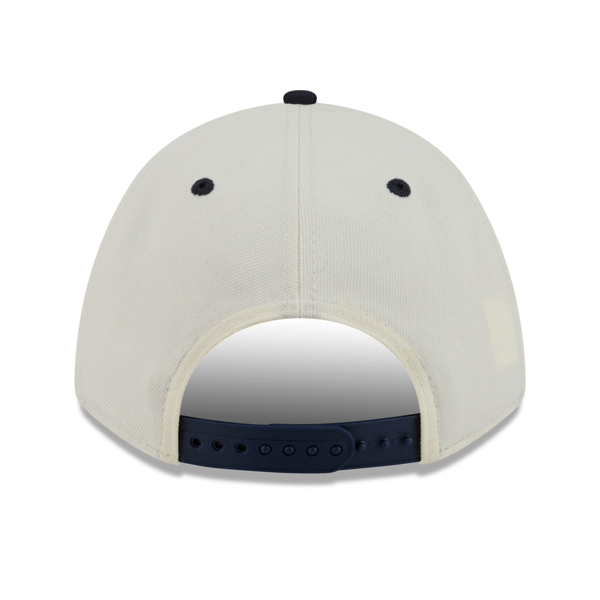 Men's New Era Natural/Navy Houston Astros Arch 9FORTY A-Frame M-Crown Adjustable Hat