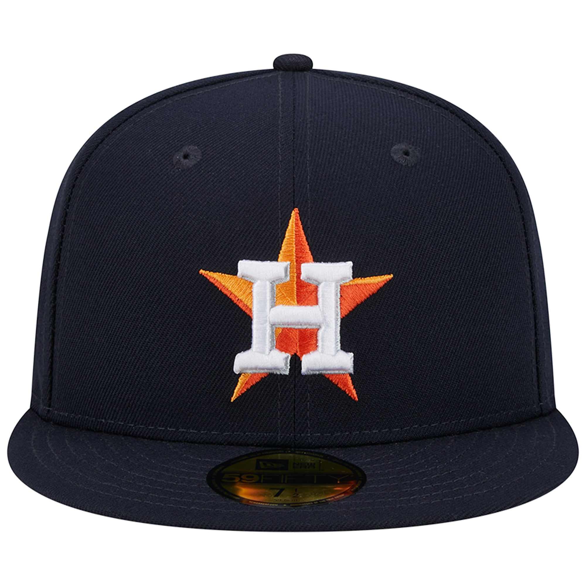 Casquette ajustée New Era 59FIFTY pour homme, bleu marine, Houston Astros, couleurs de l'équipe des World Series 2017