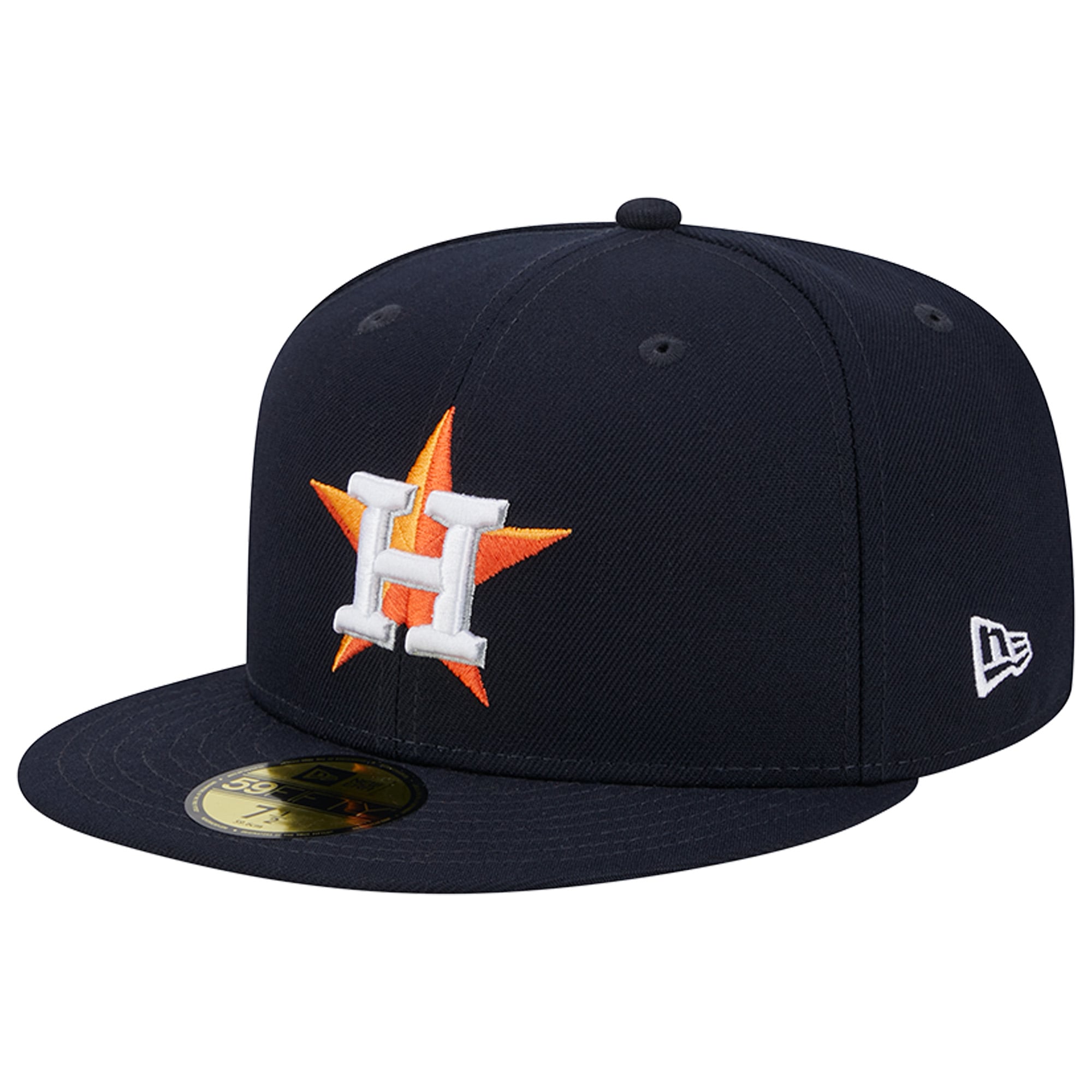 Casquette ajustée New Era 59FIFTY pour homme, bleu marine, Houston Astros, couleurs de l'équipe des World Series 2017
