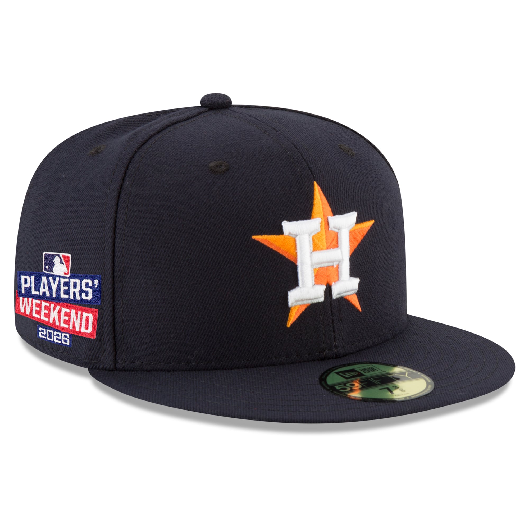 Men's New Era Navy Houston Astros 2026 Players' Weekend Authentic Collection 59FIFTY Fitted Hat