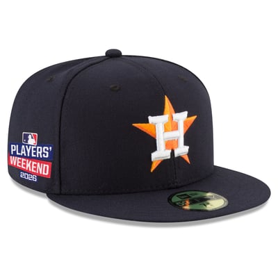 Houston Astros New Era 2026 Players' Weekend Authentic Collection 59FIFTY Fitted Hat - Navy