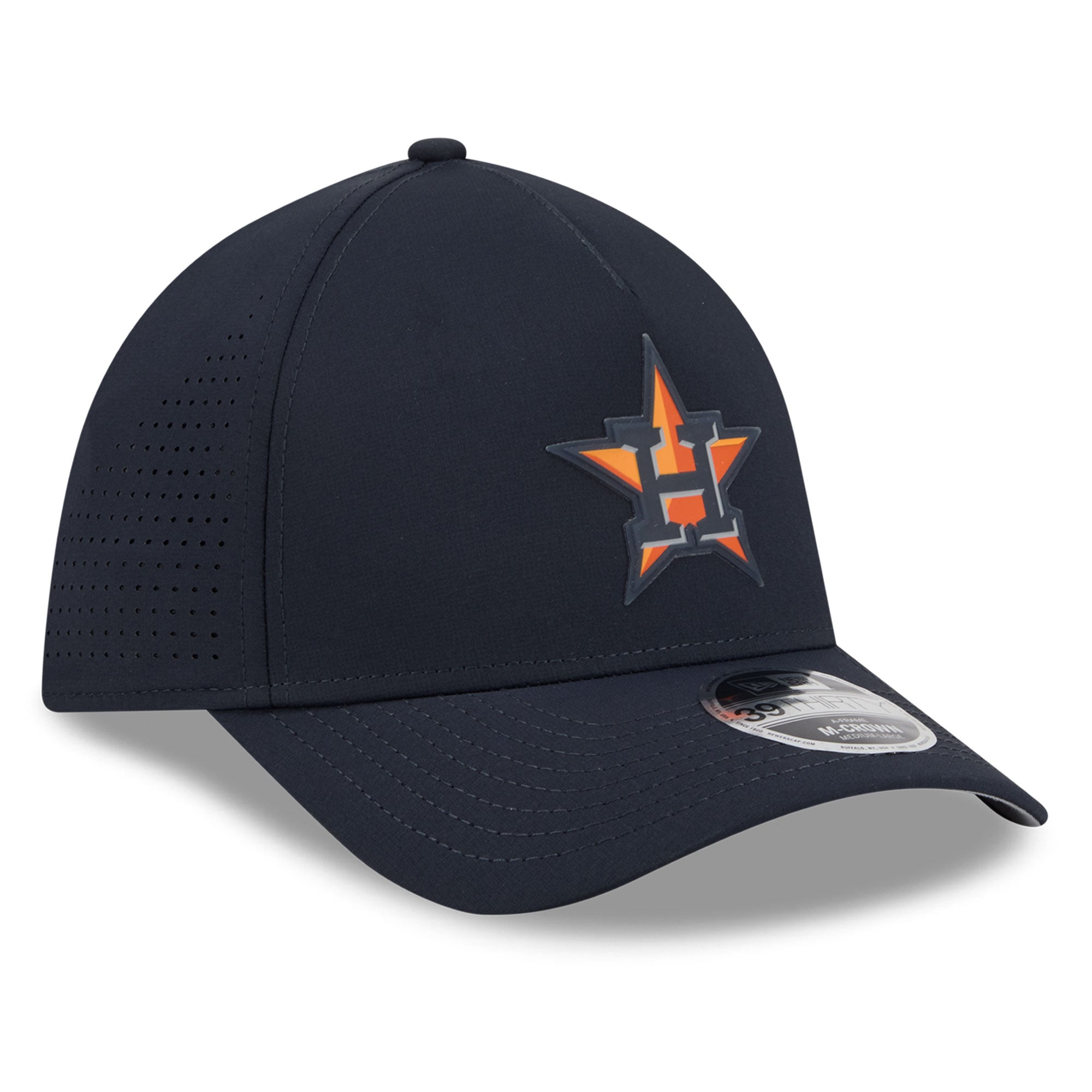 Casquette New Era 39THIRTY Flex bleu marine Houston Astros pour homme