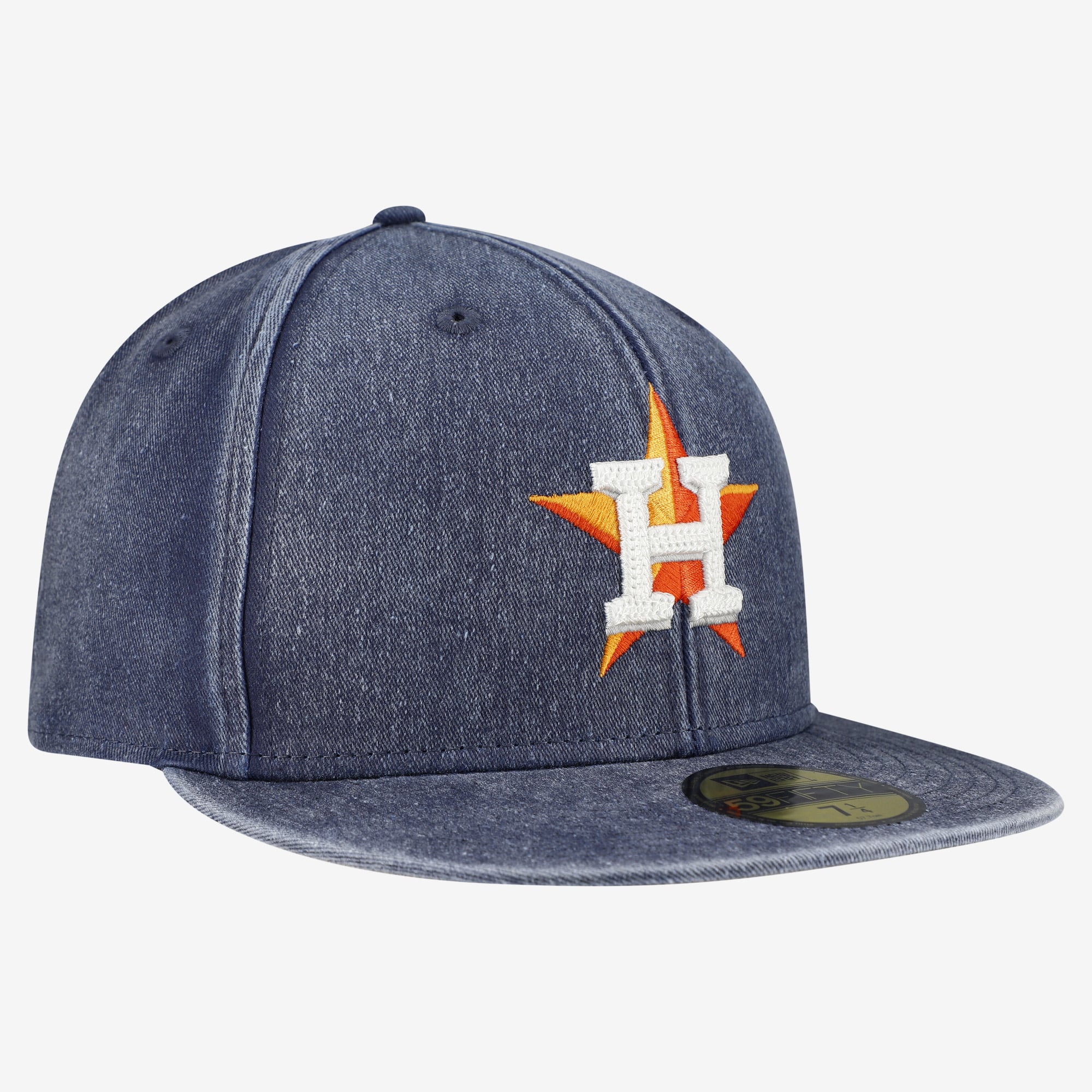 Casquette ajustée New Era 59FIFTY bleu marine pour homme, modèle Houston Astros.