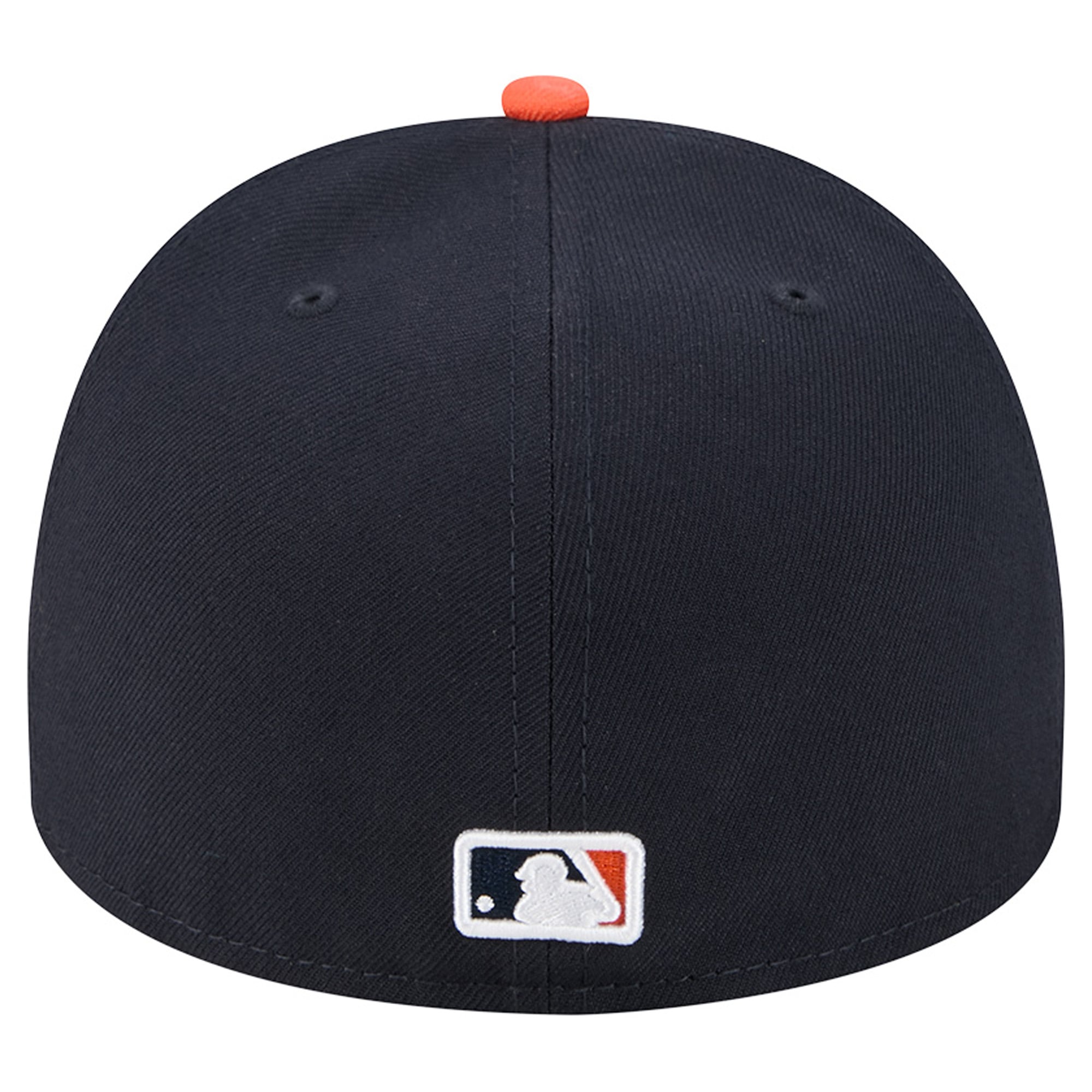 Casquette ajustée New Era 59FIFTY pour homme, bleu marine/orange, motif dessin animé des Houston Astros