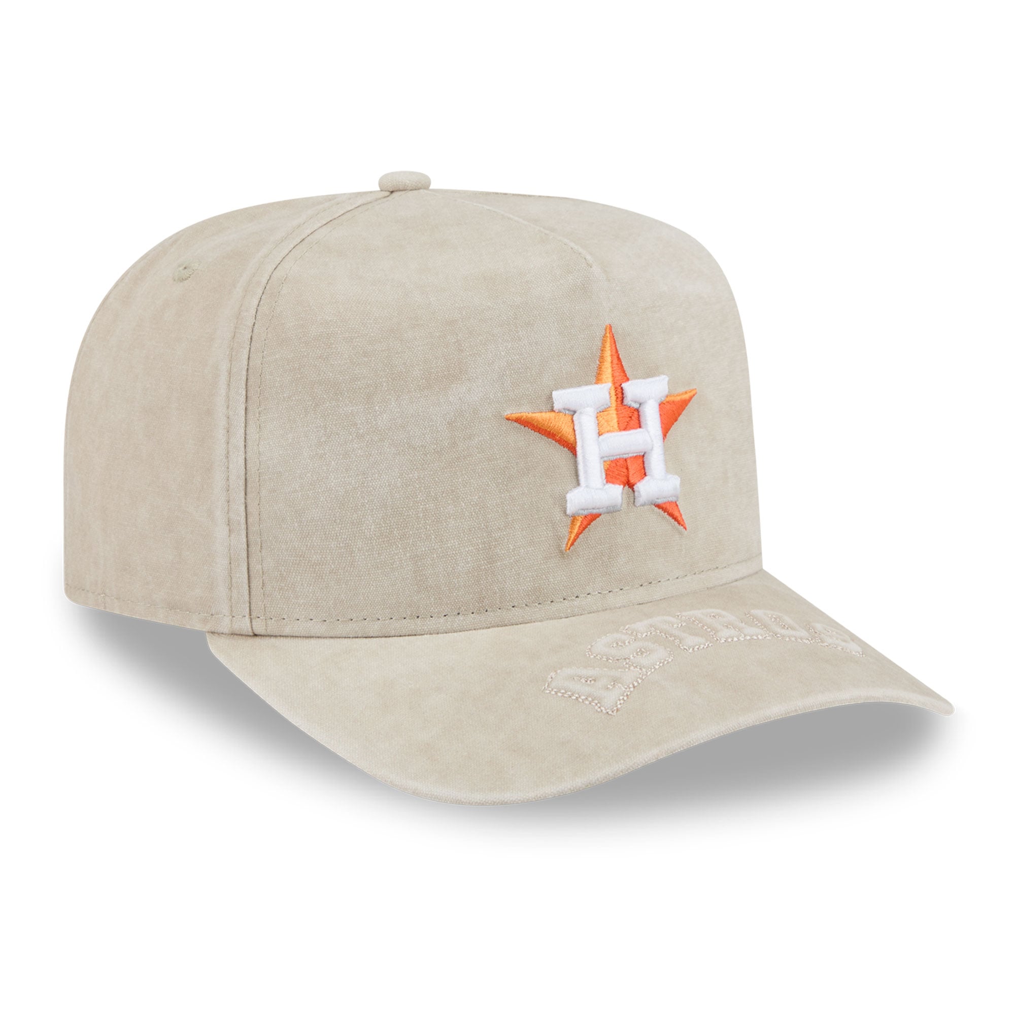 Men's New Era  Tan Houston Astros Neutral 9FIFTY A-Frame Snapback Hat