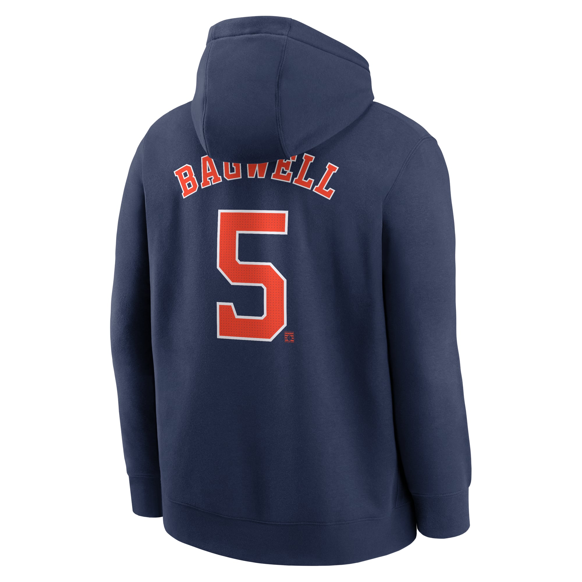 Men's Nike Jeff Bagwell Navy Houston Astros Player Name & Number Club Pullover Hoodie
