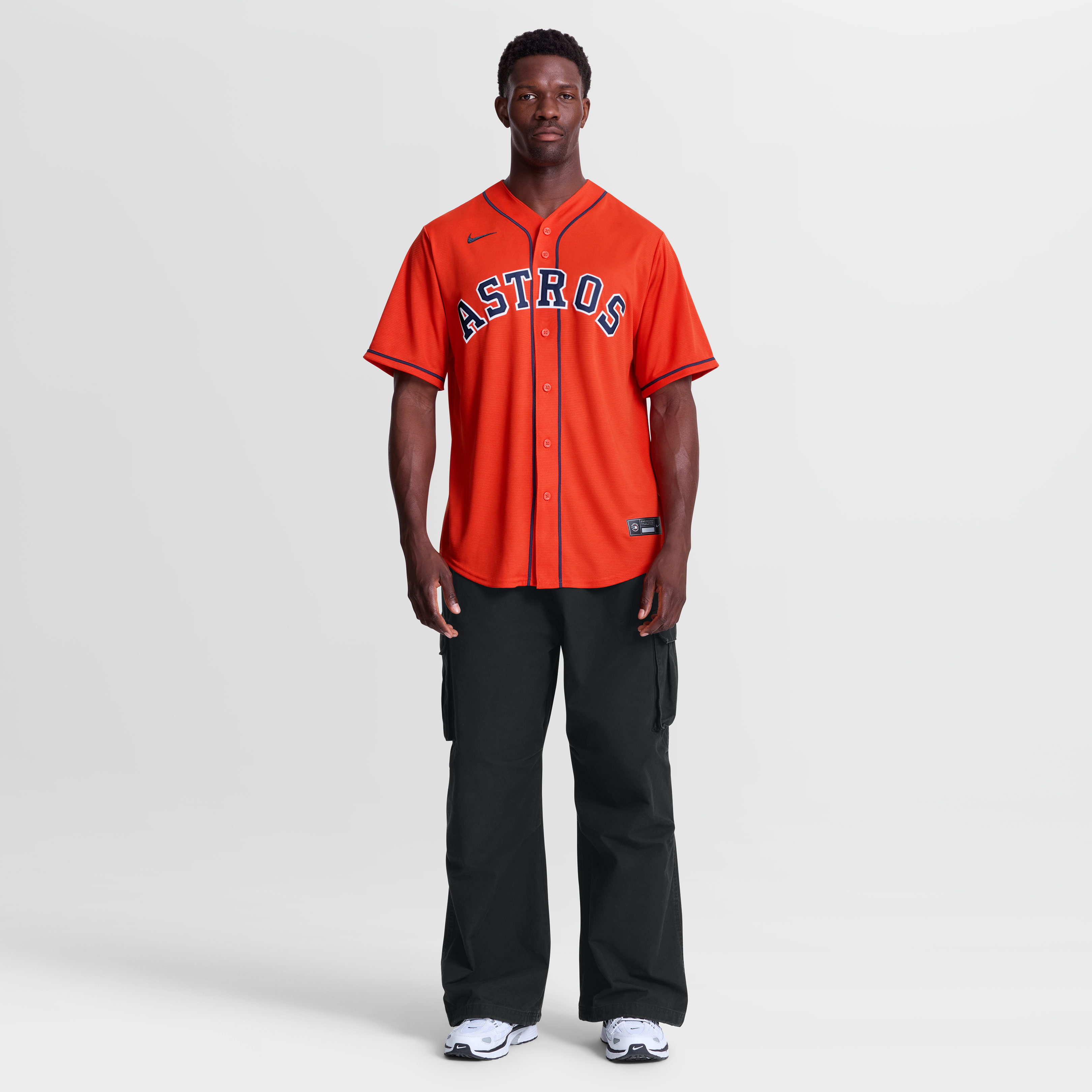 Maillot réplique alternatif orange Nike Jose Altuve des Astros de Houston pour homme