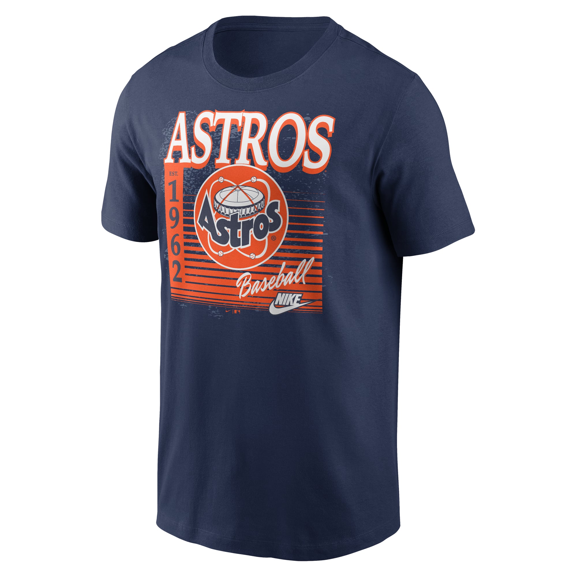 Men's Nike Navy Houston Astros Cooperstown Logo T-Shirt