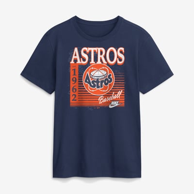 Houston Astros Nike Cooperstown Logo T-Shirt - Navy