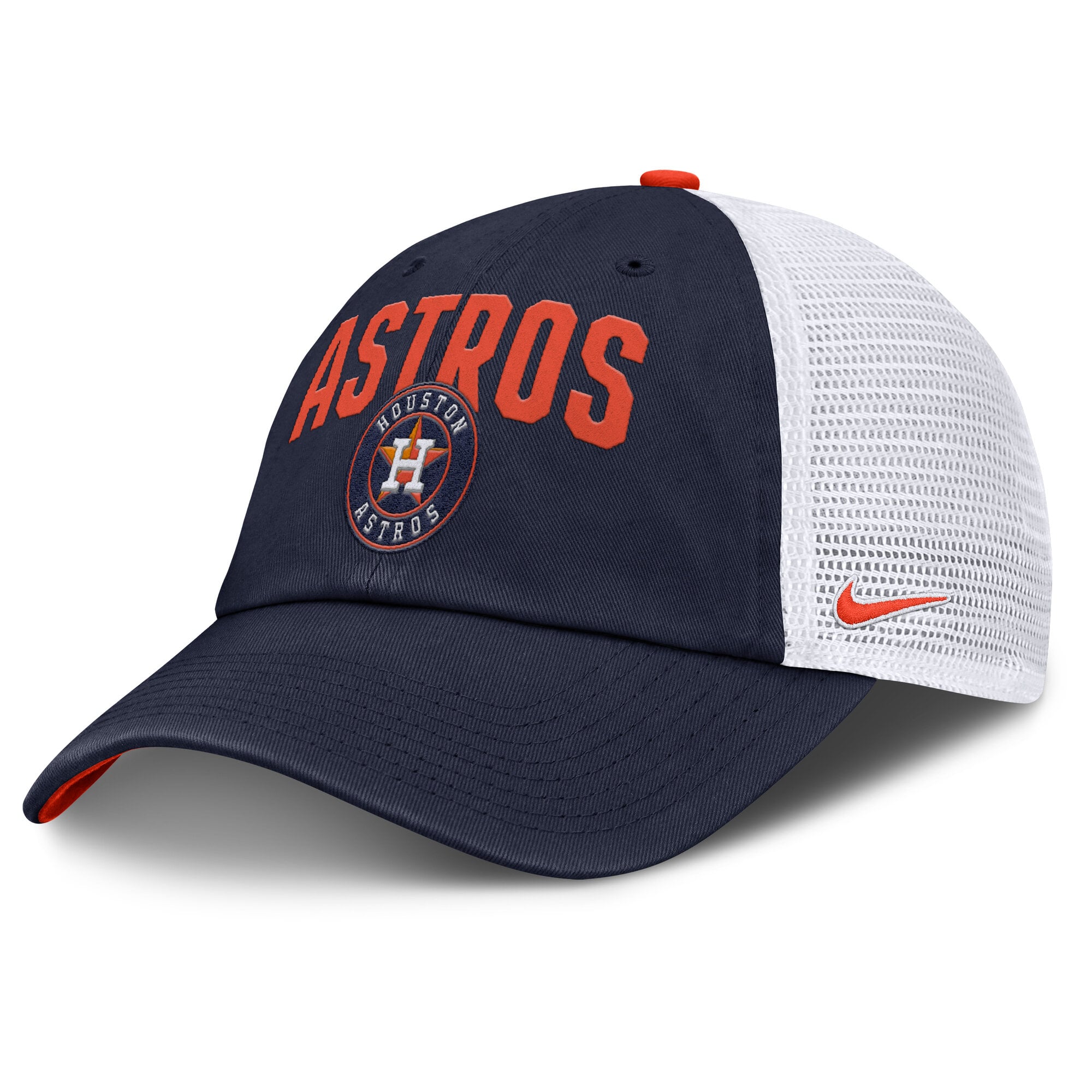 Men's Nike  Navy Houston Astros Primetime Club Adjustable Trucker Hat
