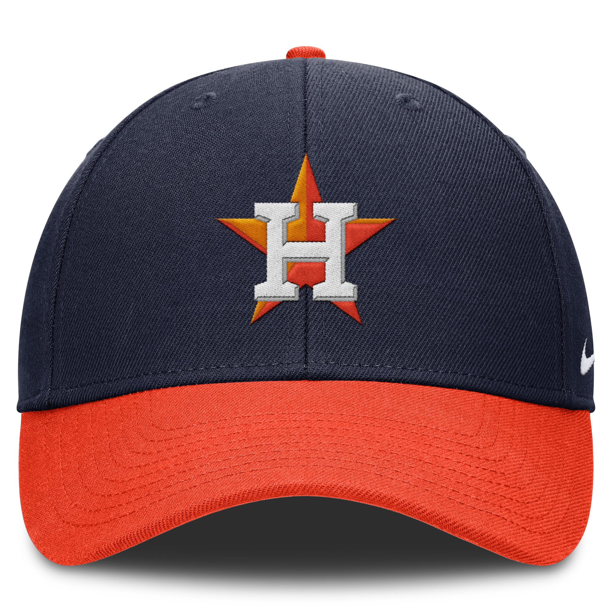 Men's Nike Navy/Orange Houston Astros Dri-FIT Club Adjustable Hat