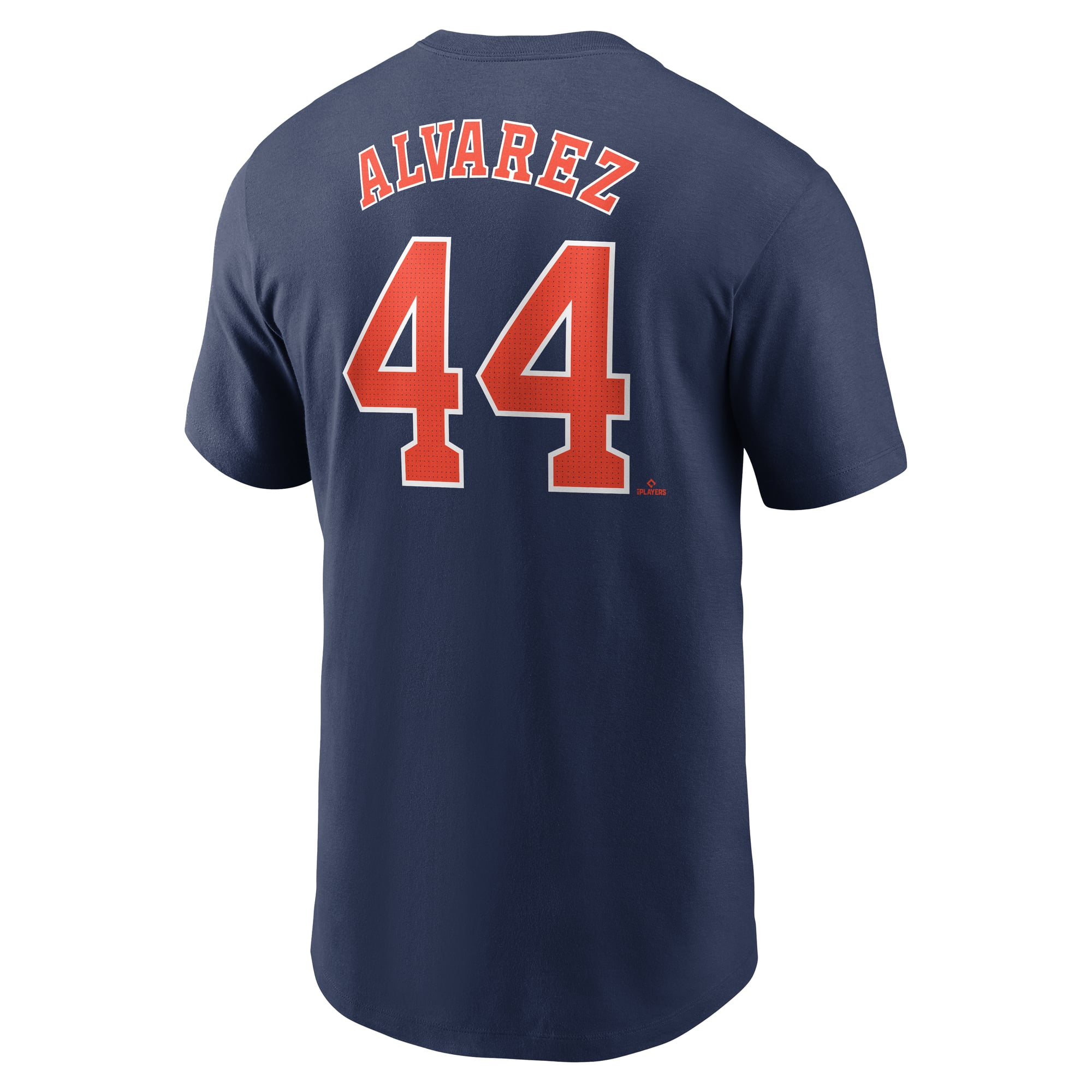 T-shirt Nike orange Yordan Alvarez pour homme, Houston Astros Fuse, avec nom et numéro