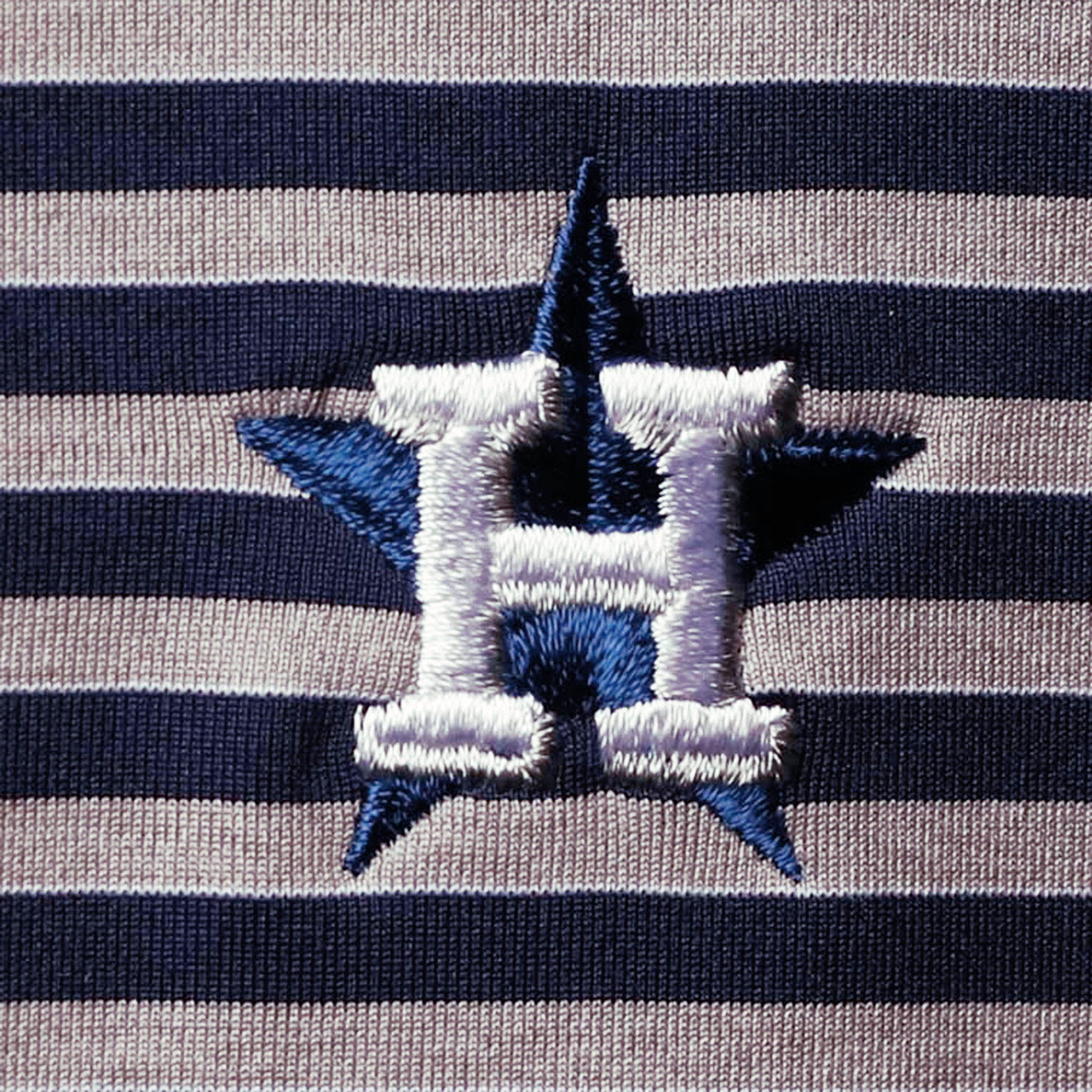 Men's Peter Millar Navy Houston Astros Mills Stripe Polo