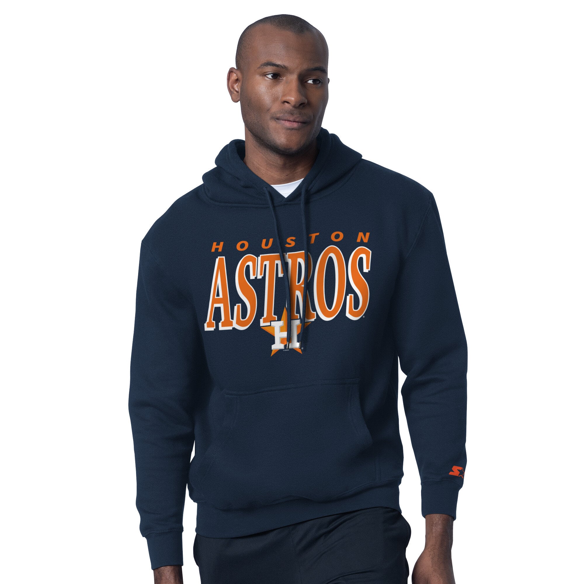Ensemble sweat à capuche et t-shirt Starter bleu marine avec logo des Houston Astros pour homme