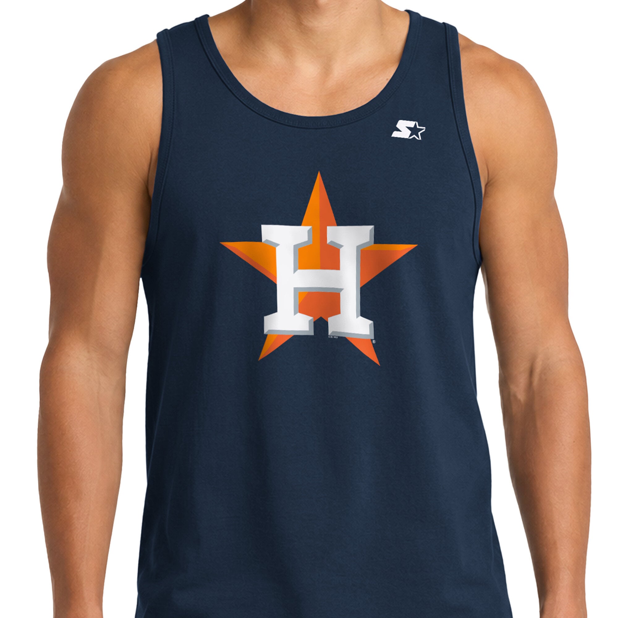 Débardeur Starter bleu marine Houston Astros pour homme
