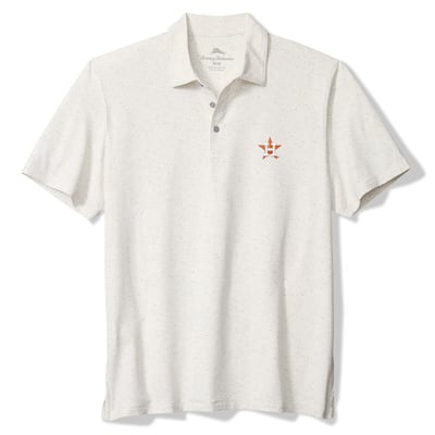  Houston Astros Tommy Bahama Palm Dunes IslandZone Polo - White