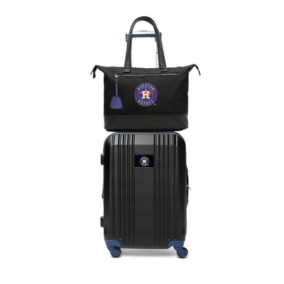 Houston Astros MOJO Premium Laptop Tote Bag and Luggage Set