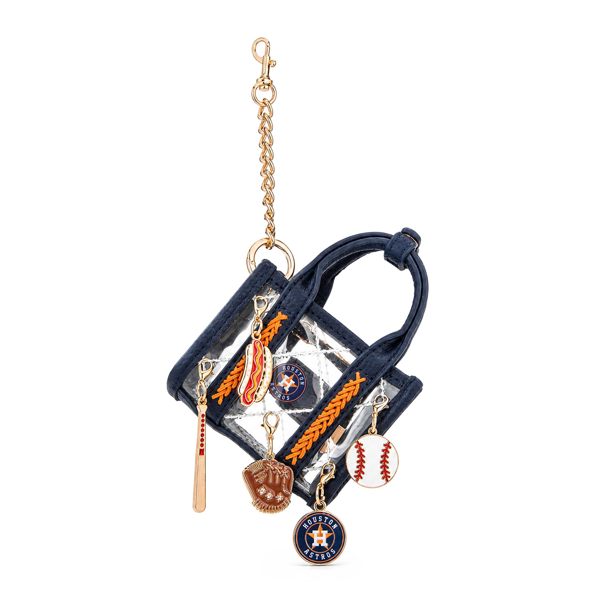 Montana West Houston Astros Clear Bag Charm