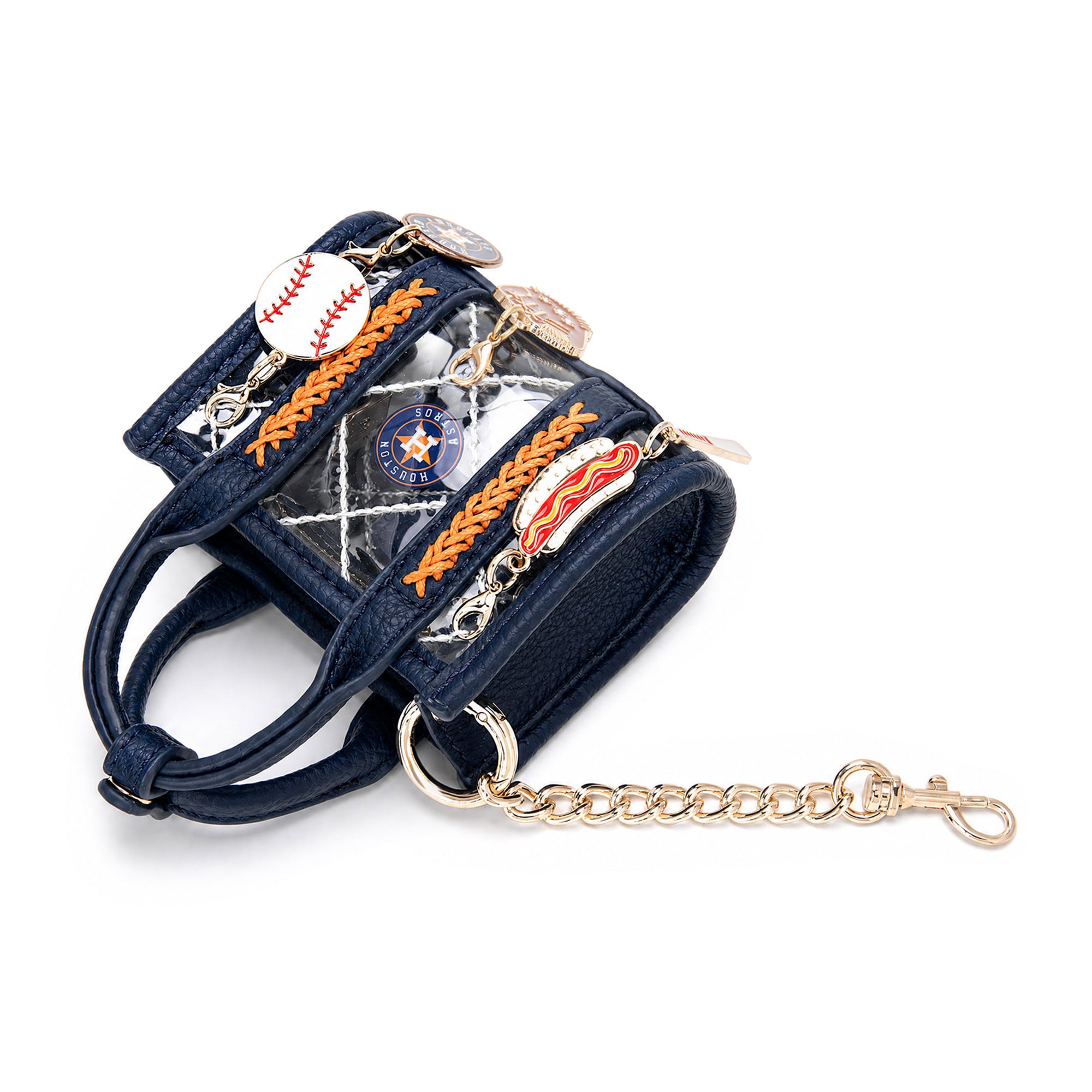Montana West Houston Astros Clear Bag Charm