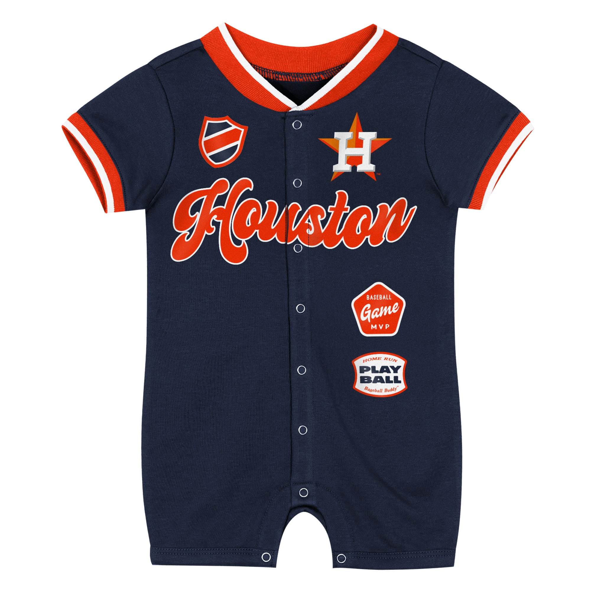 Grenouillère Outerstuff bleu marine Houston Astros pour nouveau-né