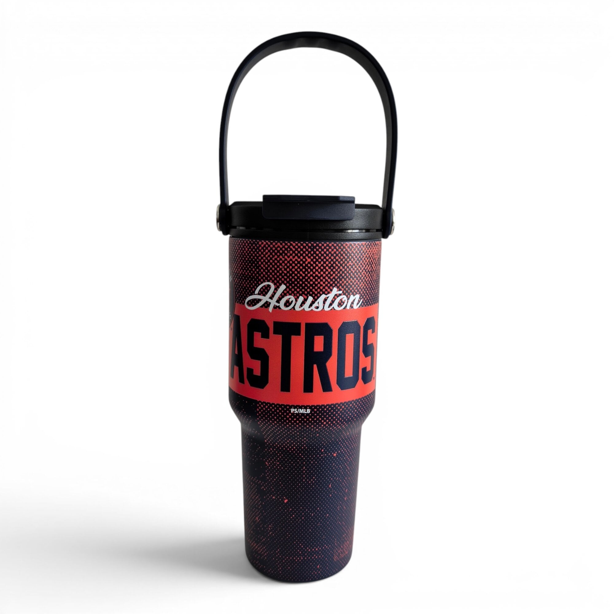 Pegasus Houston Astros 24oz. Speckled Gradient Stainless Steel Dual Top Water Bottle