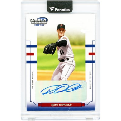 Roy Oswalt Houston Astros Autographed 2004 Donruss National League World Series '04 #WS-84 #7/25 Card