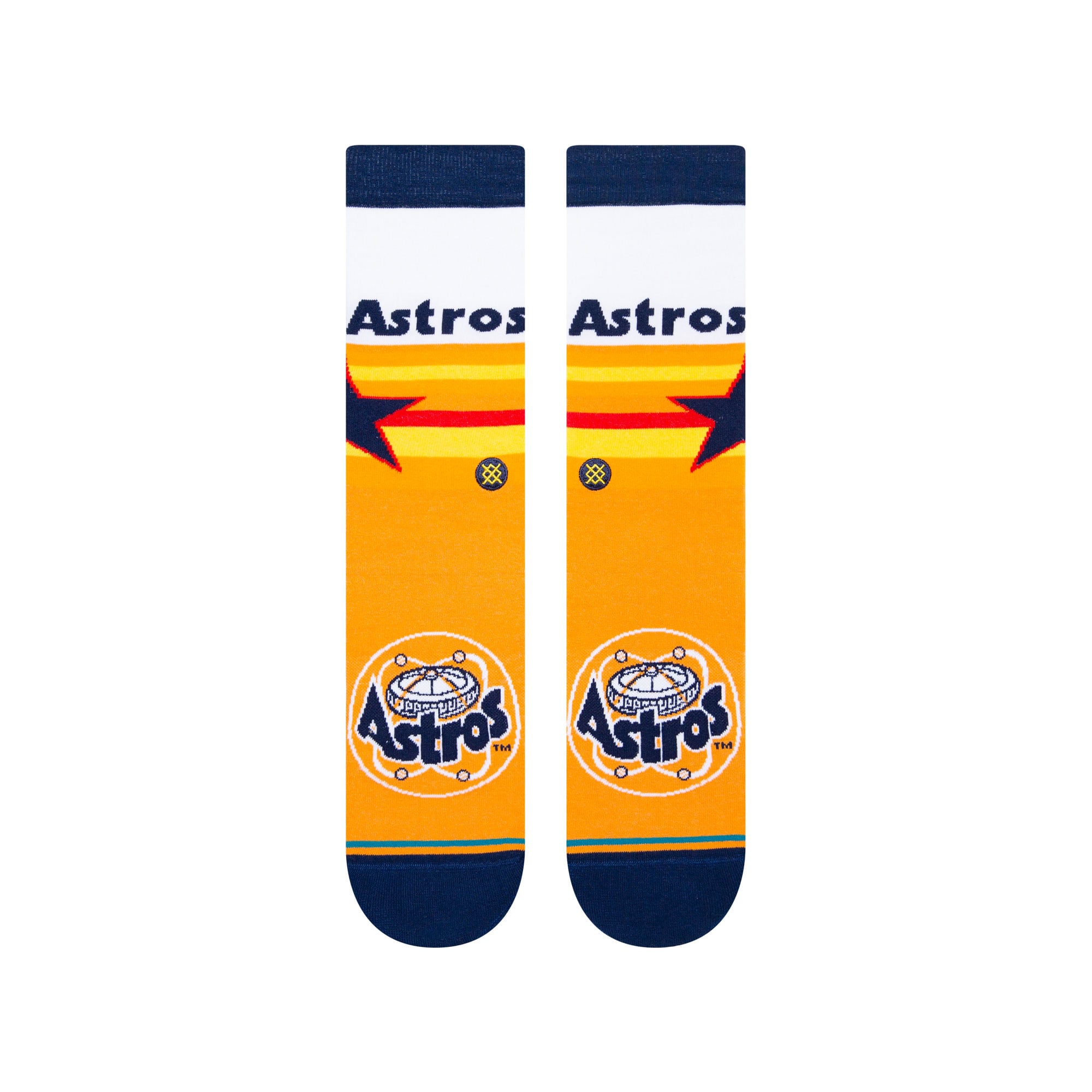 Stance Houston Astros On Field Astrodome Crew Chaussettes