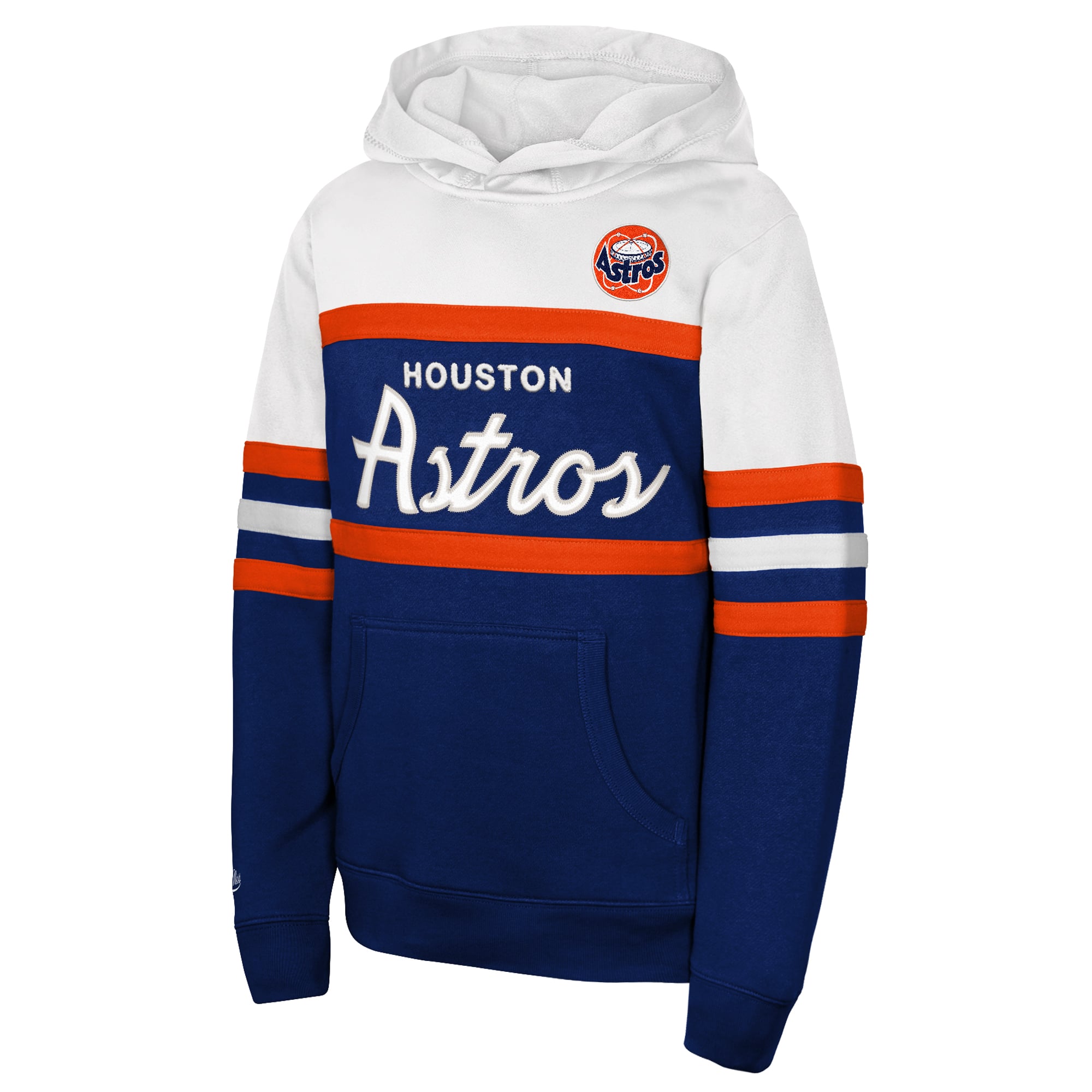 Sweat à capuche Mitchell & Ness bleu marine pour tout-petit, modèle entraîneur-chef des Astros de Houston