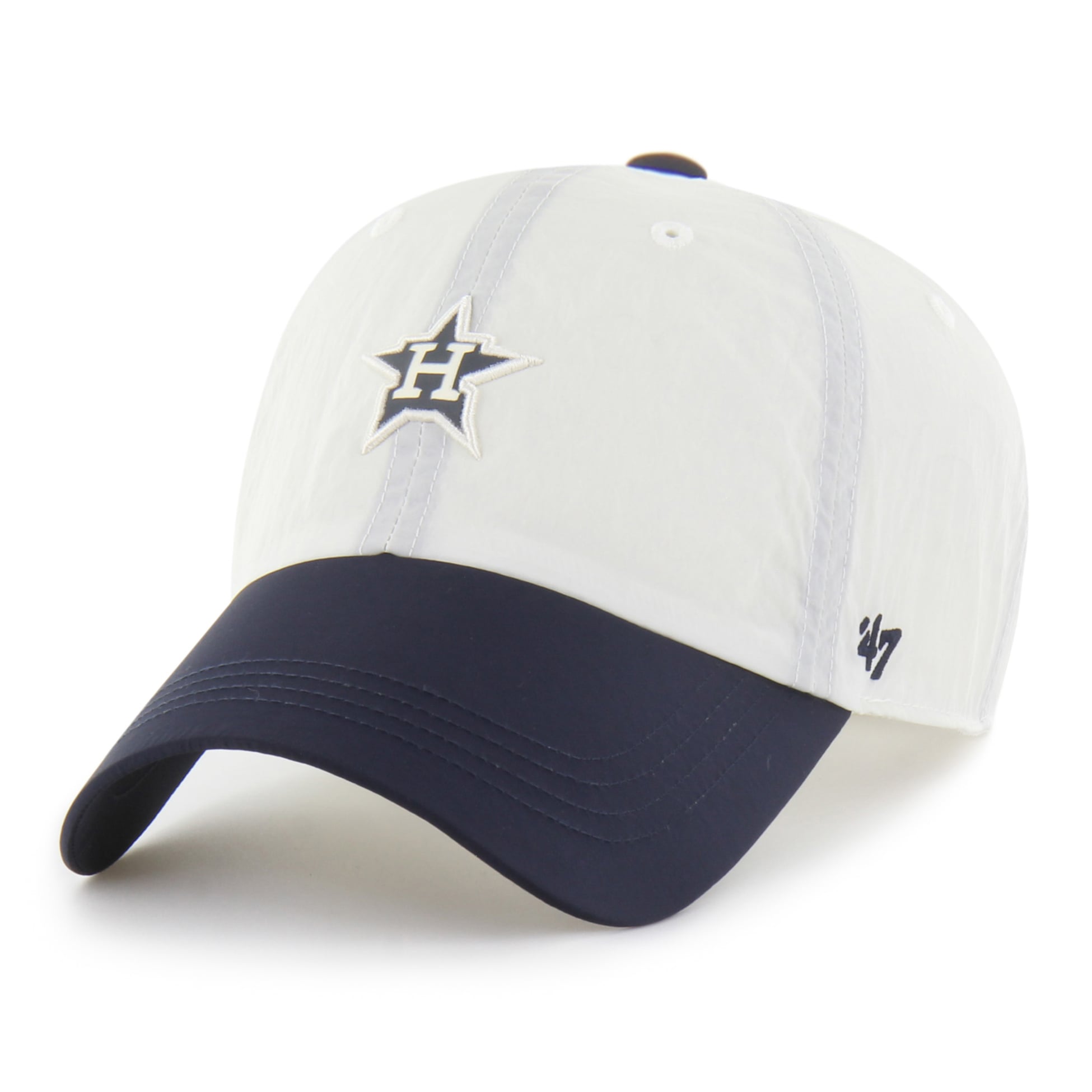 Casquette unisexe ajustable '47 blanche/marine Houston Astros Modernia Clean Up