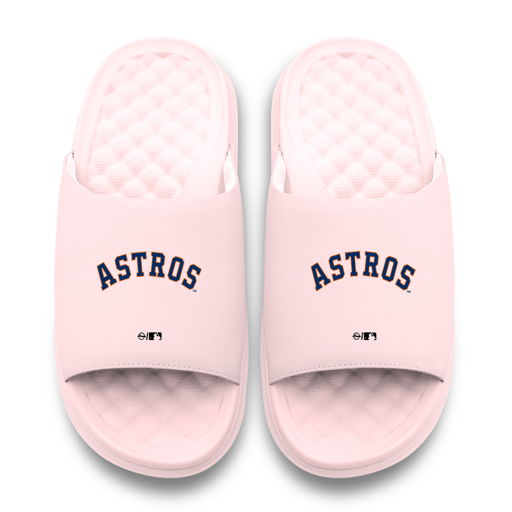 Unisex ISlide Pink Houston Astros Word Motive Slide Sandals display picture 2