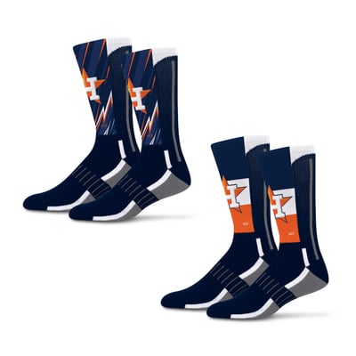 Houston Astros Starter Unisex Big Energy Neo Two-Pack Crew Socks Set