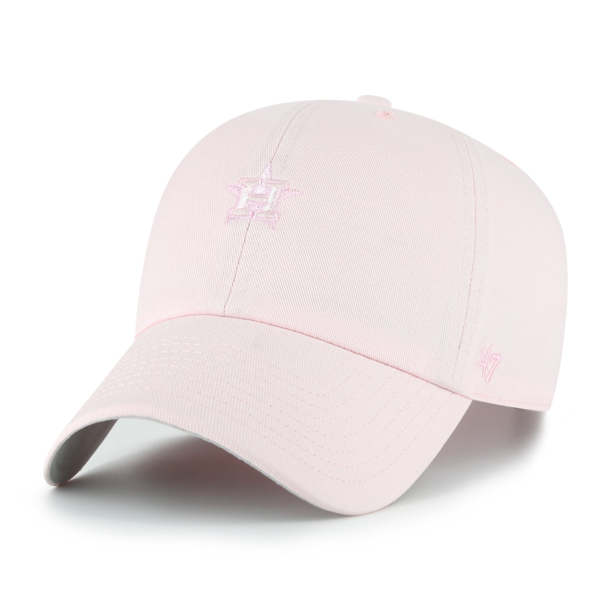 Women's '47 Light Pink Houston Astros Pastel Clean Up Adjustable Hat