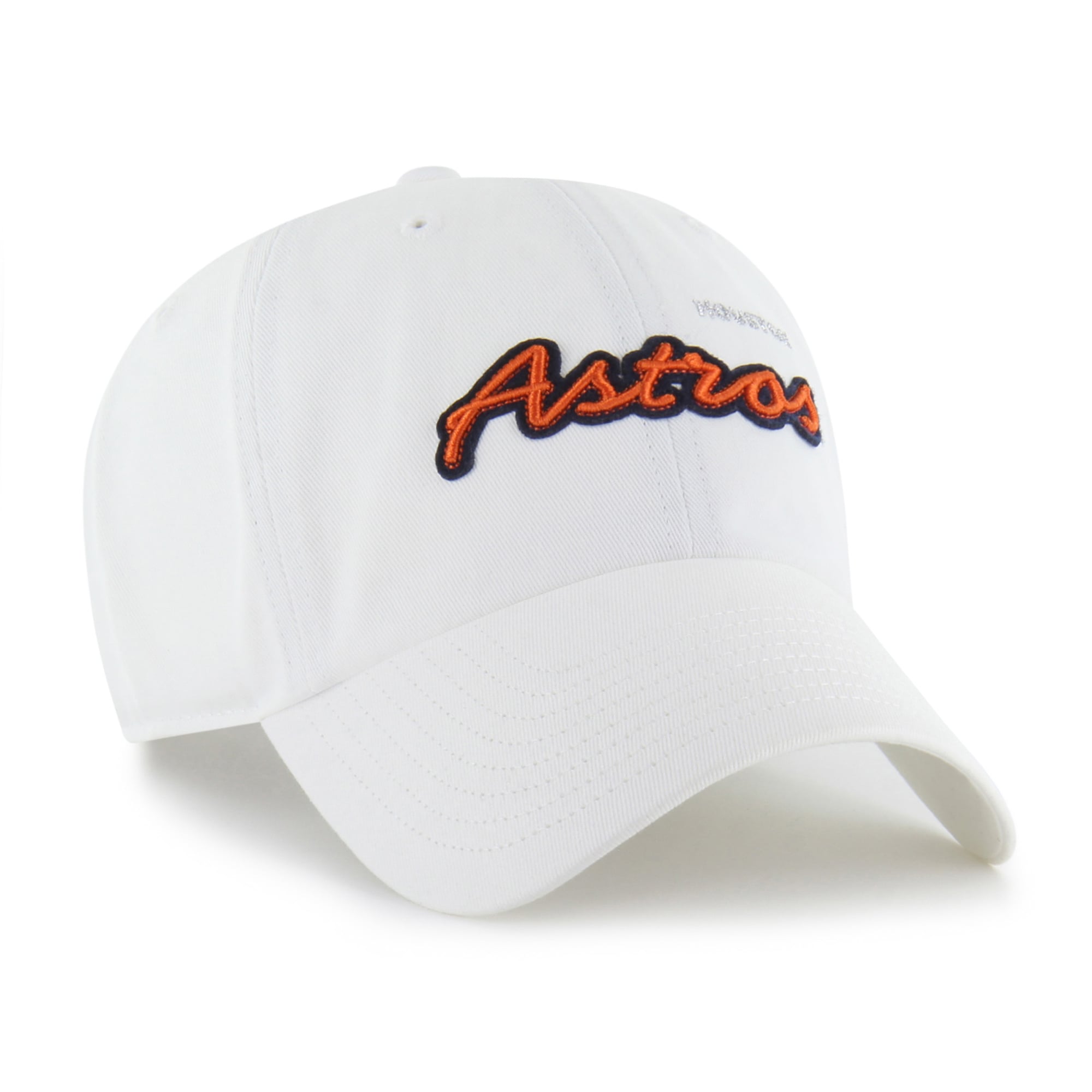 Casquette ajustable « 47 » blanche Houston Astros Trendy Script Clean Up pour femme