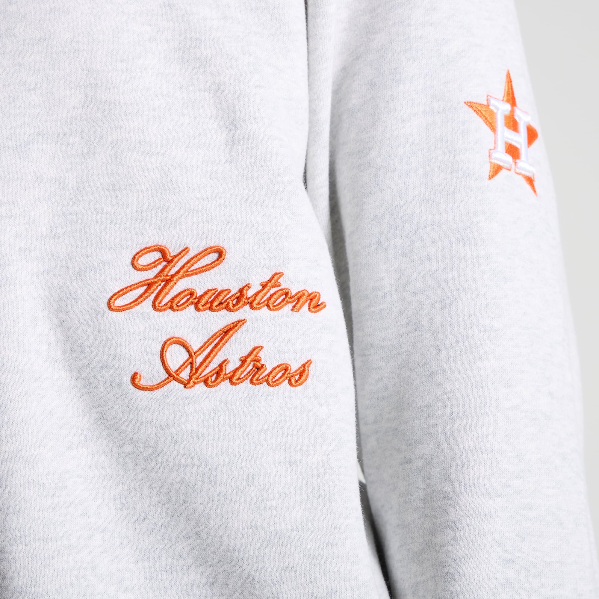 Sweat-shirt oversize Steady State pour femme, gris chiné, Houston Astros