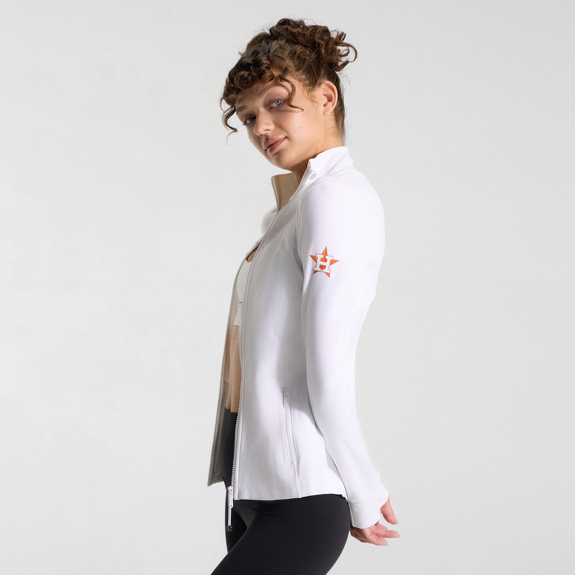Veste Define blanche Houston Astros pour femmes de lululemon *Luon™