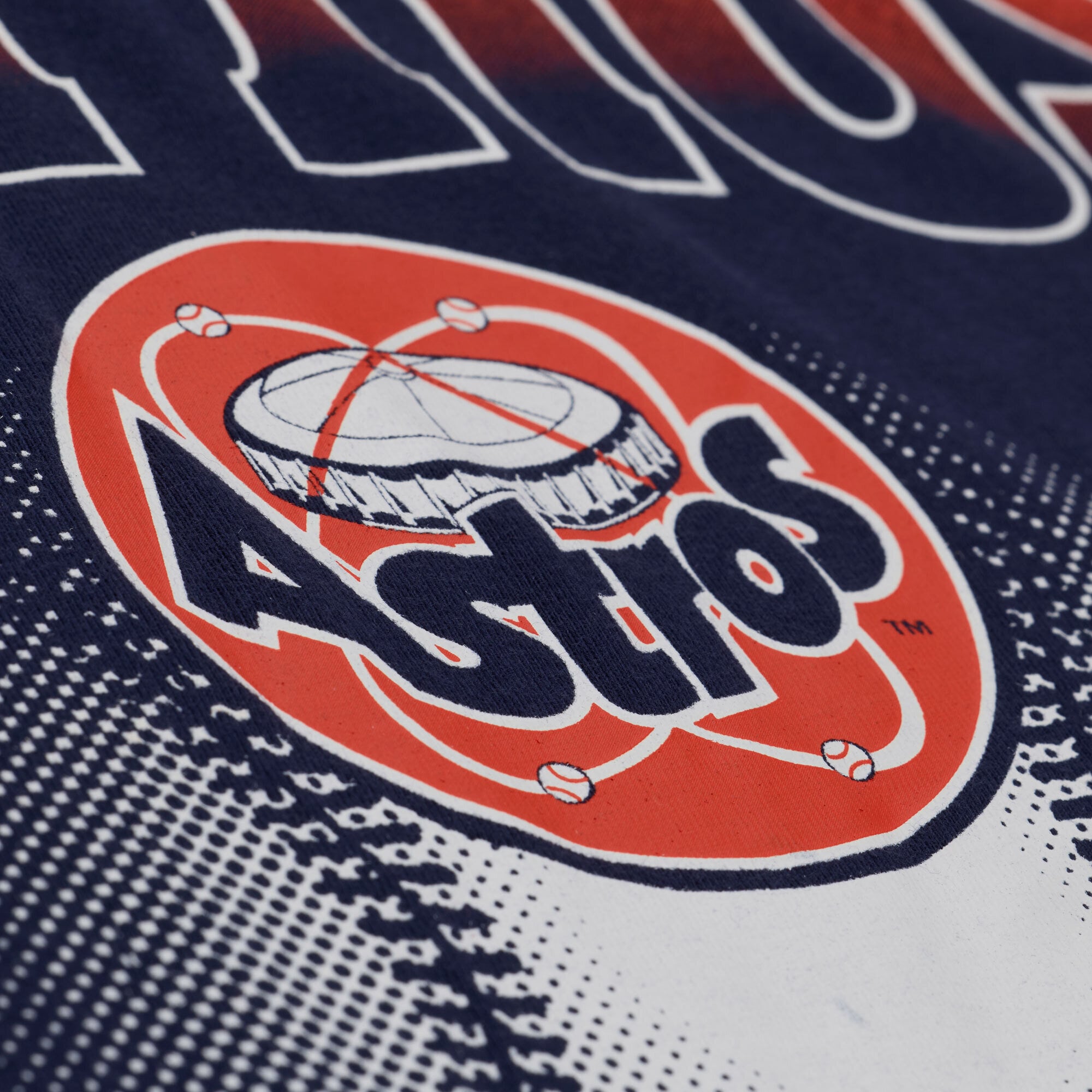 Women's Mitchell & Ness Navy Houston Astros Street Graphics T-Shirt