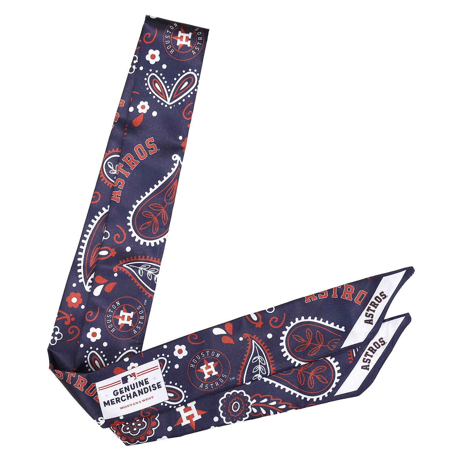 Bandana pour femme Montana West Navy Houston Astros, sac et écharpe