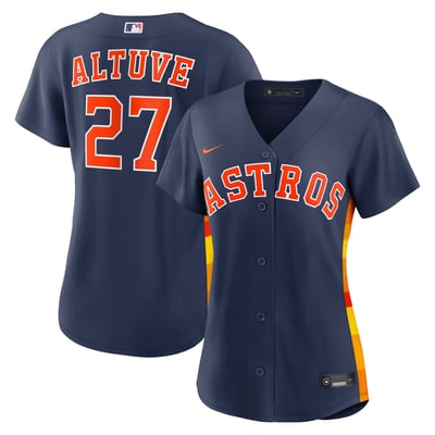 Jose Altuve Houston Astros Nike Women's Alternate Replica Jersey - Navy