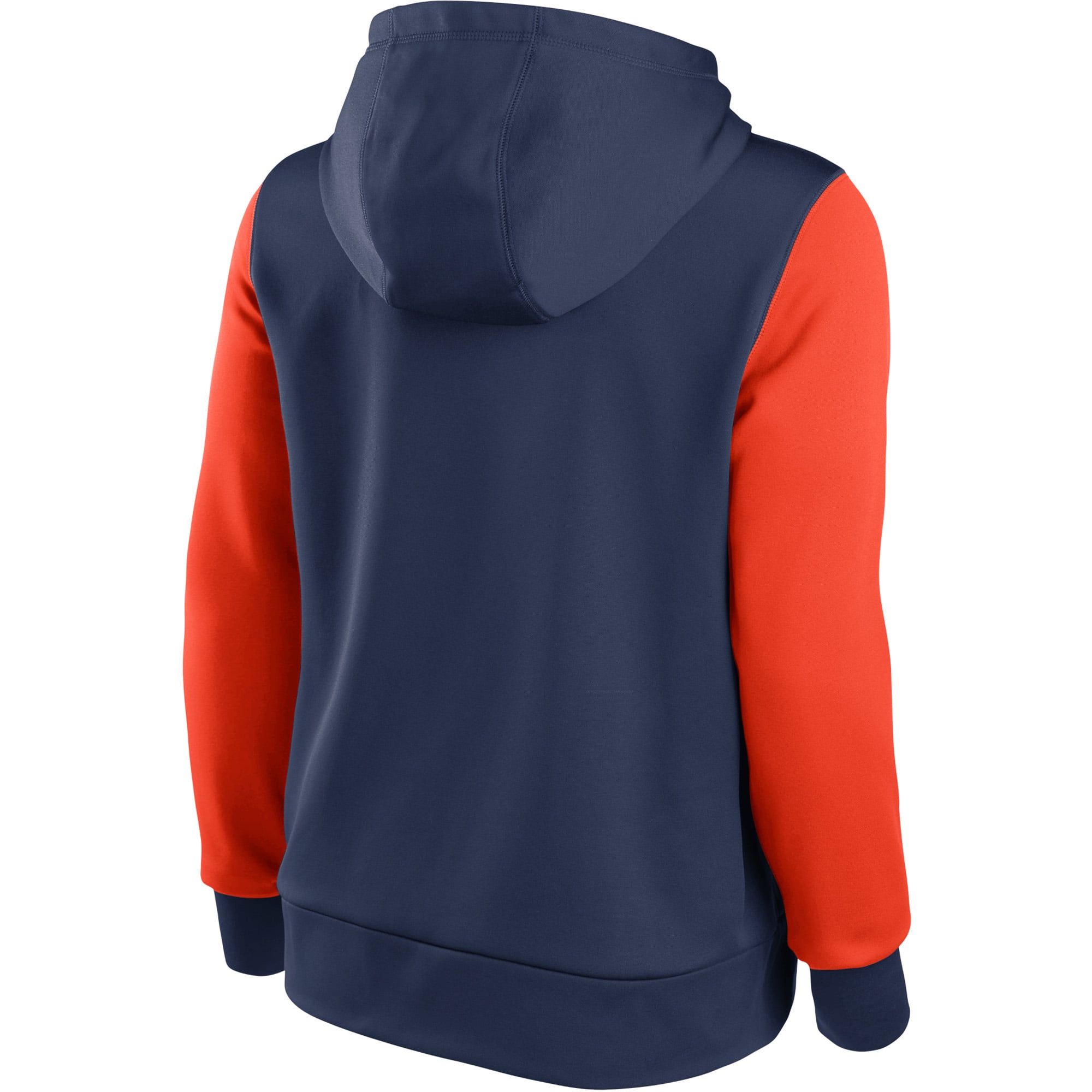 Sweat à capuche Nike Houston Astros Authentic Collection bleu marine/orange pour femme