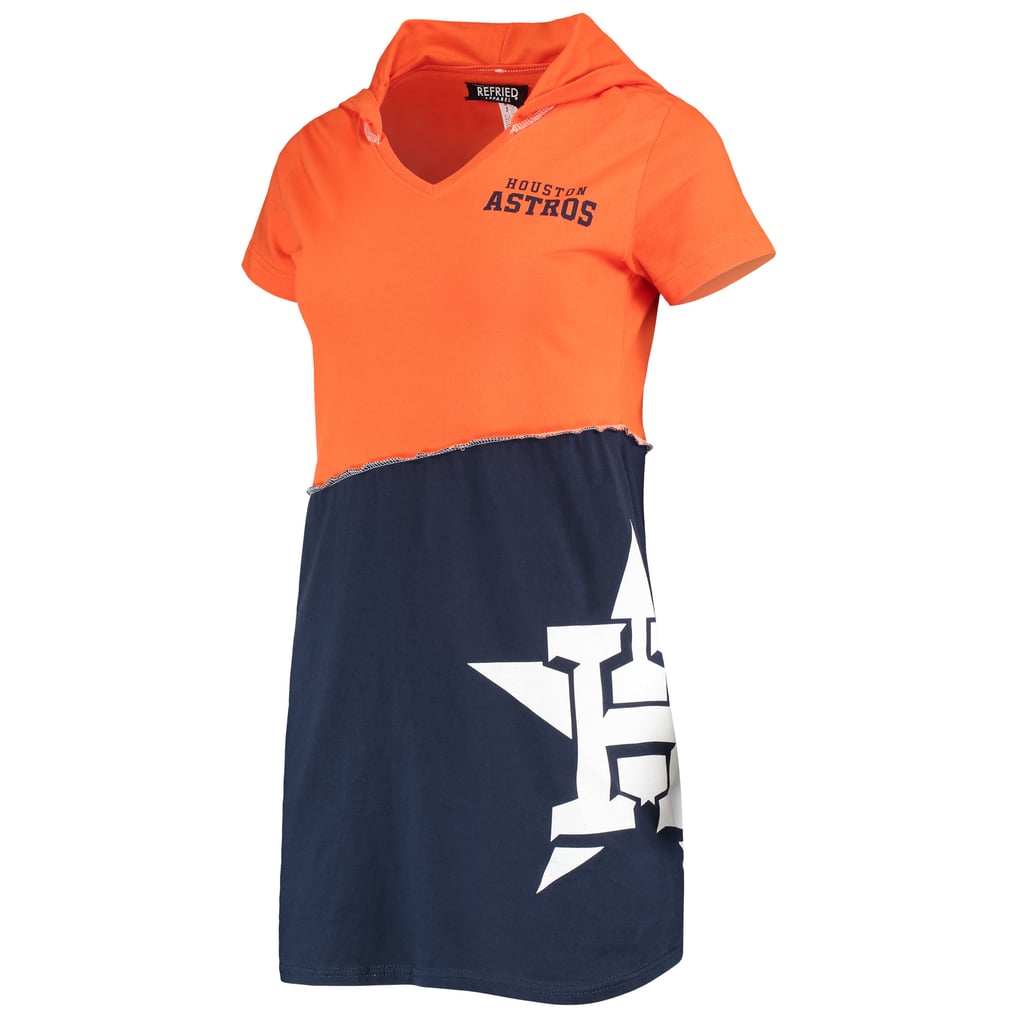 astros jersey dress Houston Refried Apparel Women's Hoodie halloween party